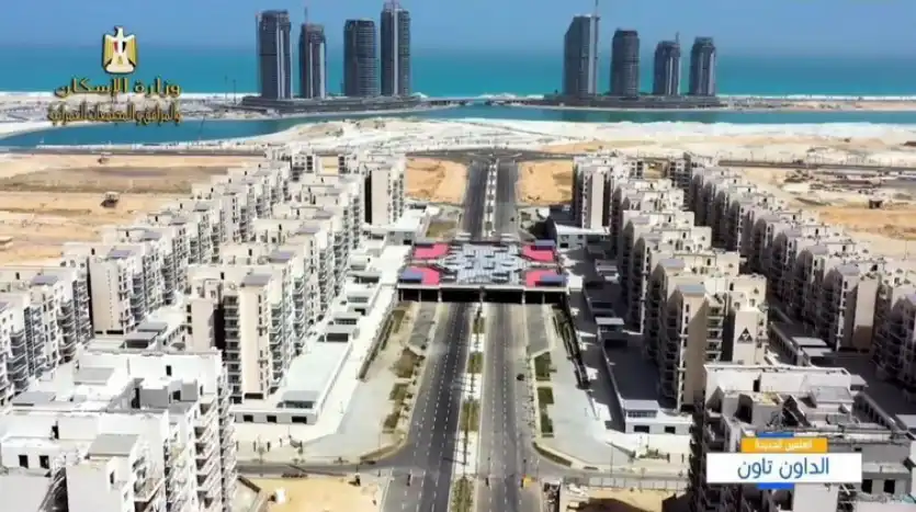 شقة للبيع 313م استلام فورى ومتشطبة فى Down Town مدينة العلمين