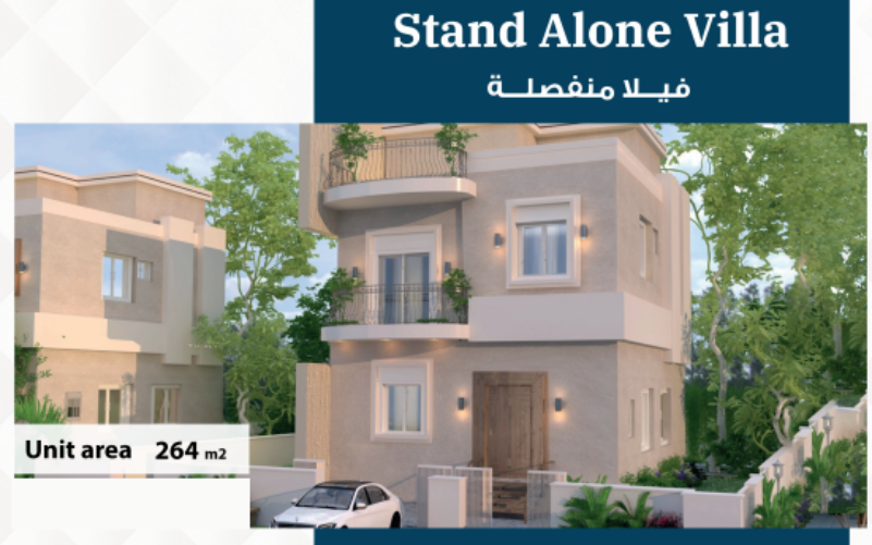فيلامستقلة للبيع في كمبوند لافرز زايد الجديدة Compound Lovers New Zayed