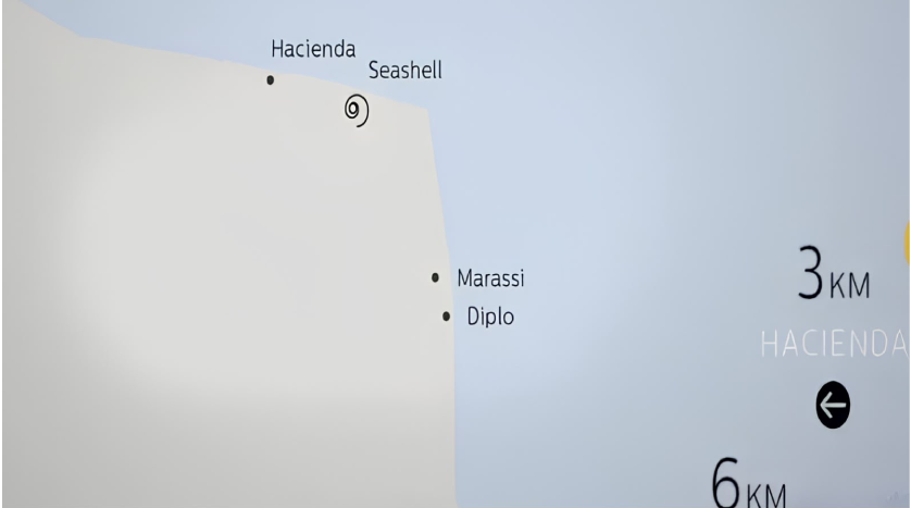 Location seashell