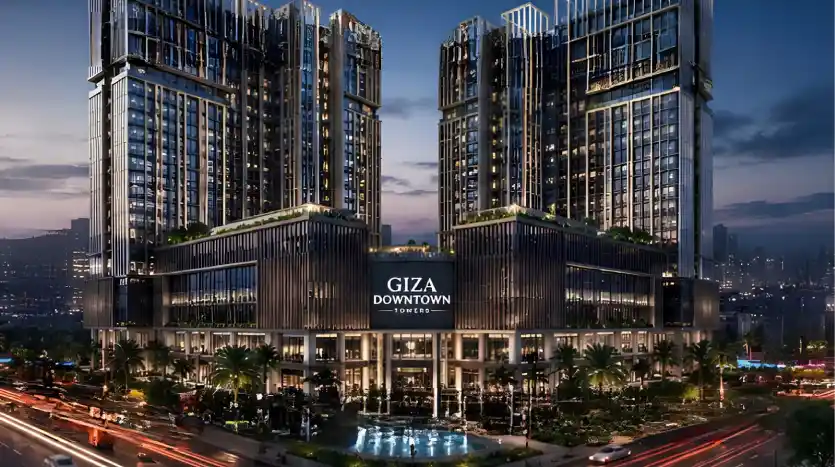 أبراج جيزة داون تاون Giza Downtown Towers مساحة وأسعار
