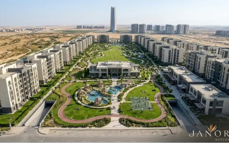 شقة للبيع 123م في جانورا ريزيدنس العاصمة الإدارية Janora Residence New Capital