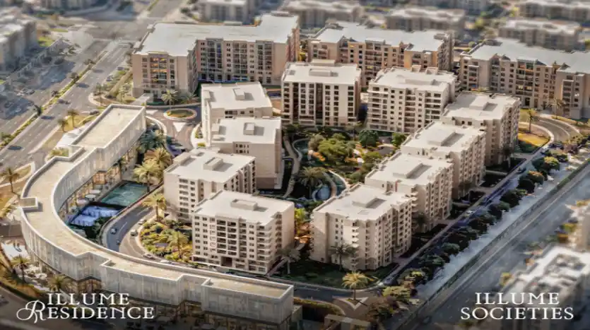 بمقدم 125 الف ستوديو للبيع بفيو لاجون فى كمبوند illume residence التجمع السادس