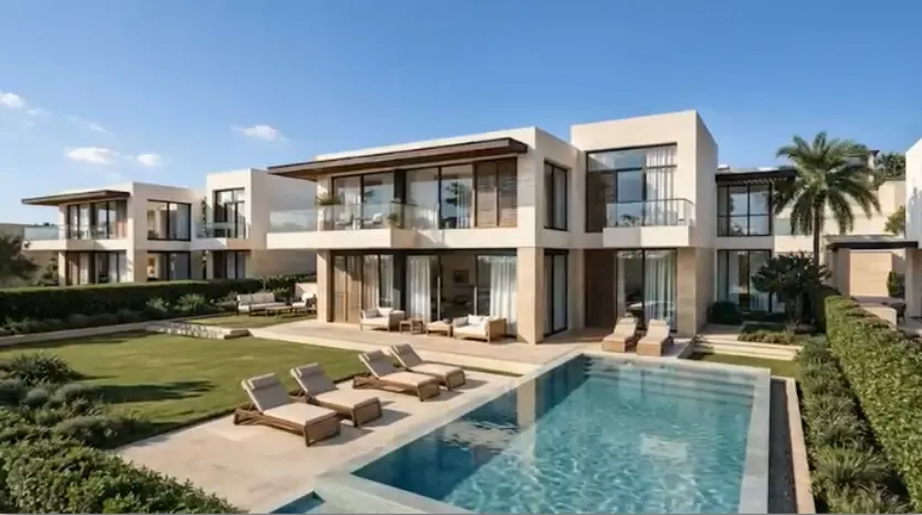 شاليه للبيع بفيو على البحر فى Perla north coast بالتقسيط و متشطب بالكامل
