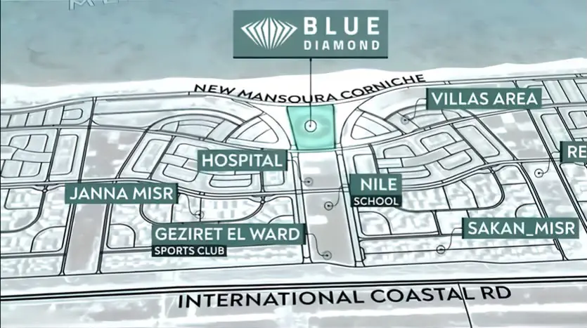Location blue Diamond 