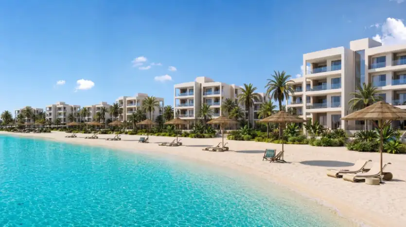 شاليه للبيع غرفتين فى قرية mersea الساحل الشمالى القديم بالتقسيط على 15 سنة