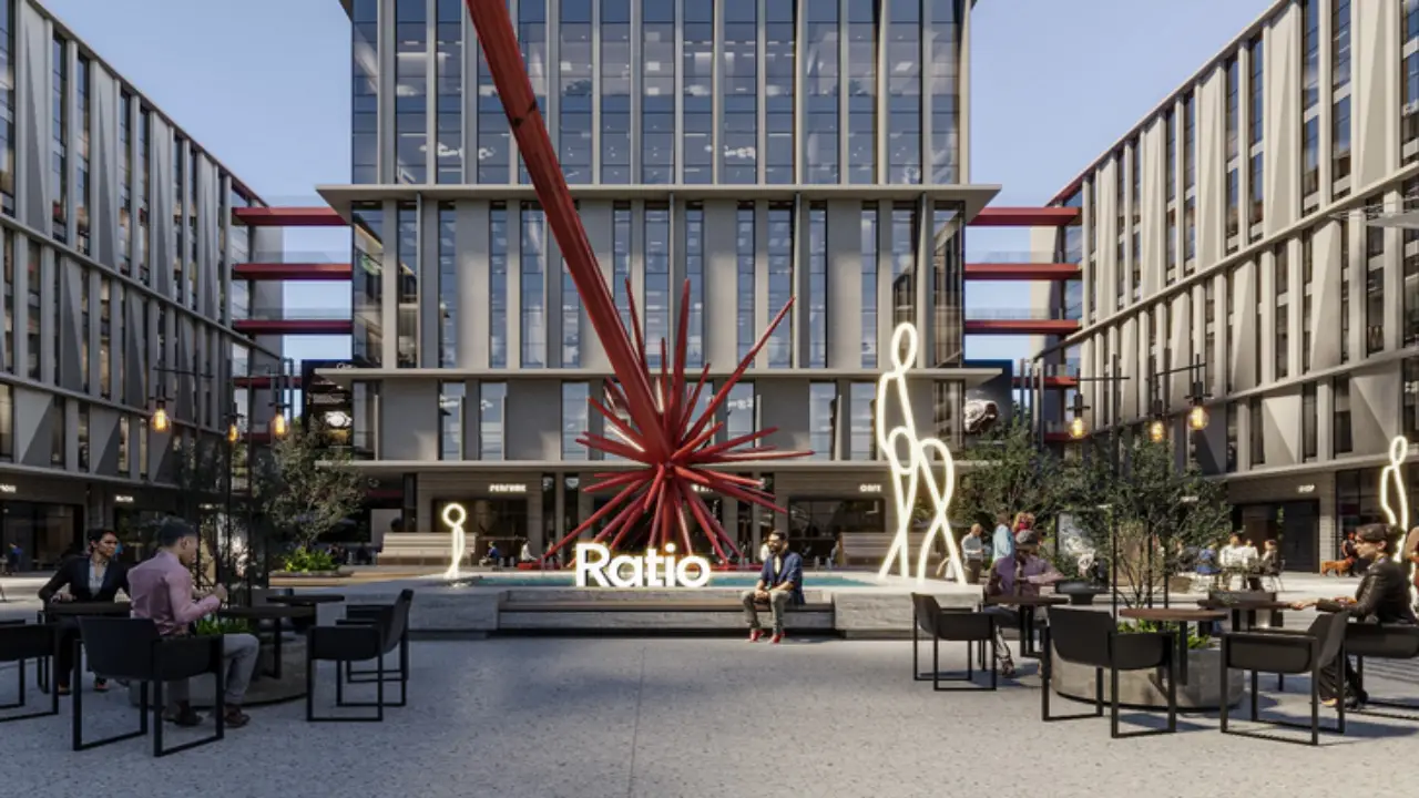 عيادة طبية للبيع 45متر متشطبة فى مول Ratio mall التجمع الخامس شركة GRIT