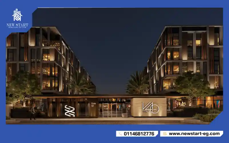 مكتب اداري للبيع 127م في مول V40 التجمع الخامس Mall V40 New Cairo