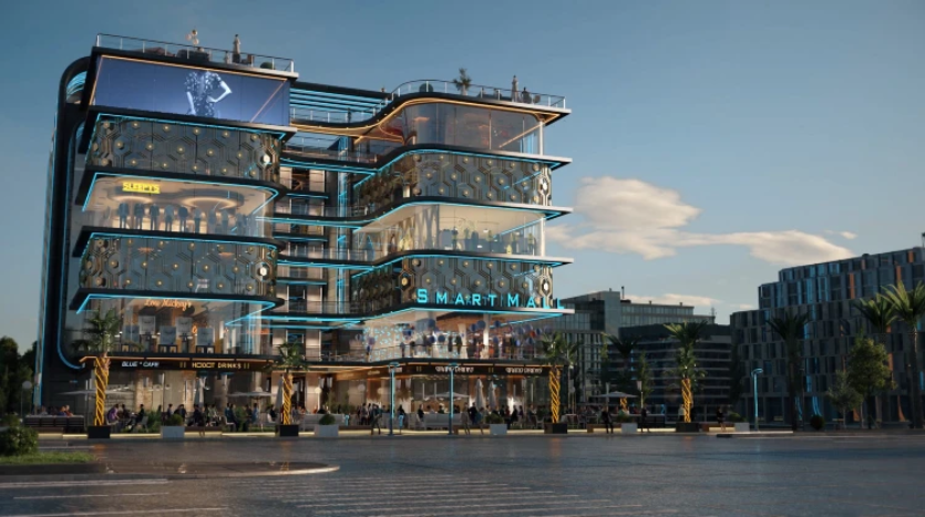 محل للبيع دور ارضي في سمارت مول العاصمة الادارية Smart Mall New Capital