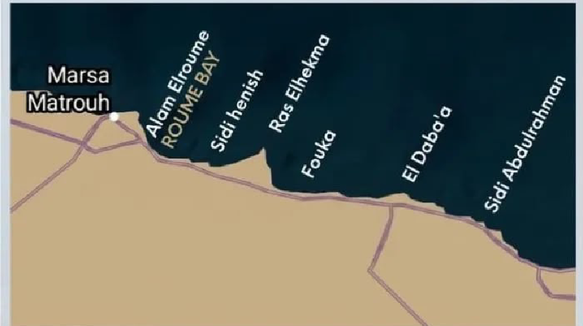 Location roume bay north coast 