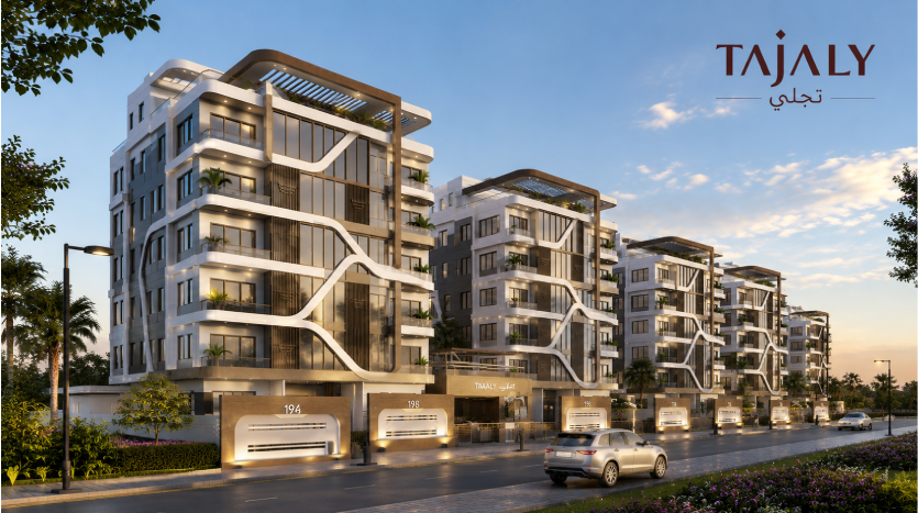 شقة للبيع 133م في كمبوند تجلي التجمع الخامس Tajaly New Cairo