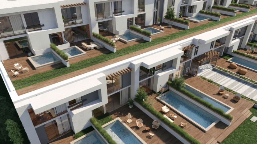 شالية 65م للبيع في دايركشن وايت الساحل الشمالي Direction White North Coast