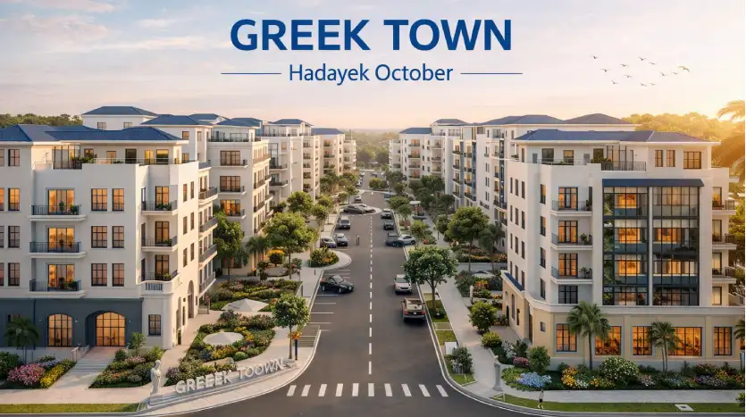 شقة للبيع 155م في كمبوند جريك تاون حدائق اكتوبر Greek Town Hadayek October