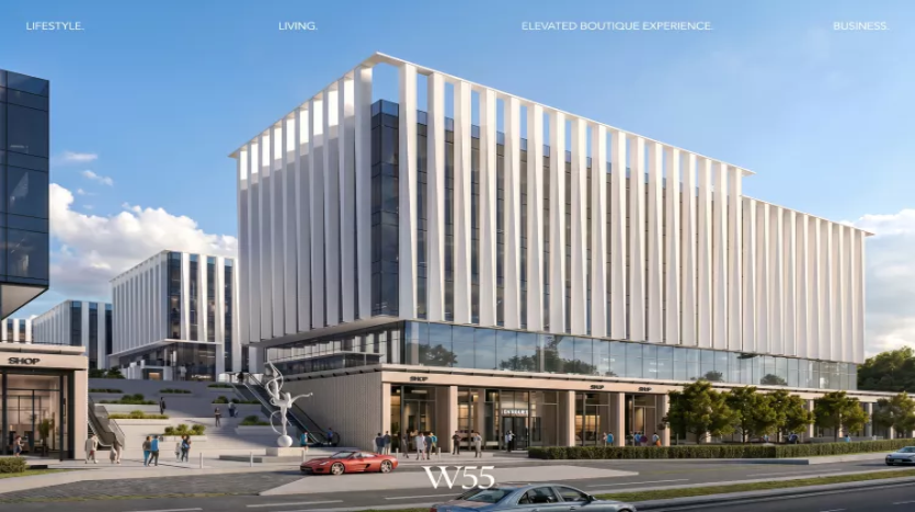 مكتب للبيع 183م في مول W55 واتر واي القاهرة الجديدة W55 Waterway New Cairo