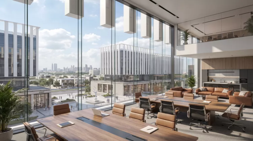مكتب للبيع 208م في مول W55 واتر واي القاهرة الجديدة W55 Waterway New Cairo