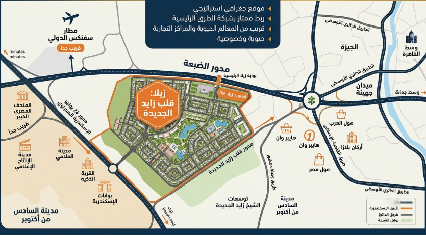 موقع وحدات زيلا زايد الجديدة