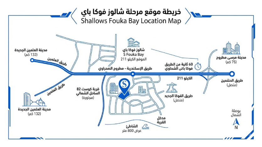 موقع شالوز فوكا باي الساحل الشمالي 
