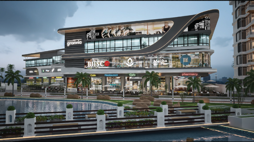 محل للبيع 33م في مول جرانفيا العاصمة الإدارية الجديدة Granvia Mall new capital