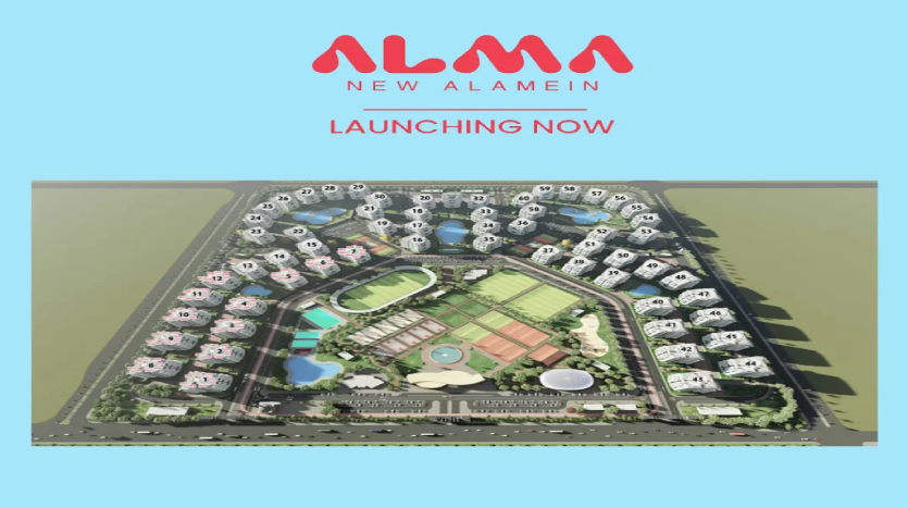 عياده للبيع 60 متر في مشروع ألما العلمين الجديدة Alma New Alamain
