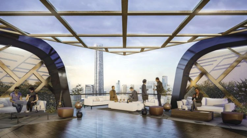 مكتب اداري للبيع 32م في مول في بيزنس تاور العاصمة الإدارية V Business Tower New