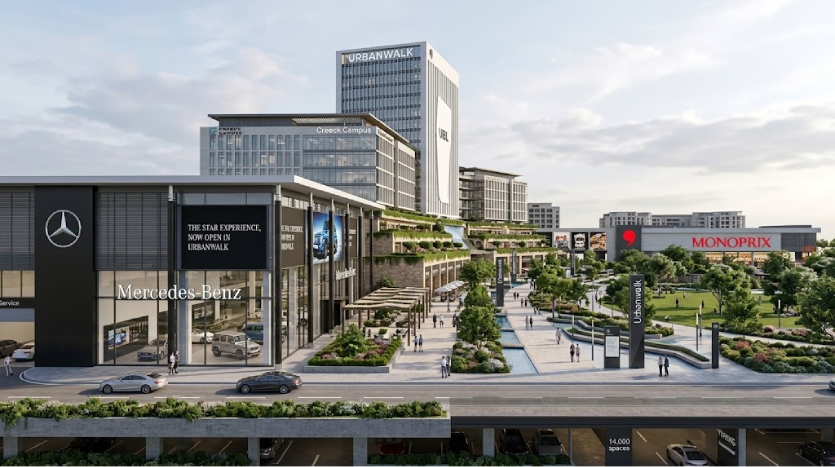 مول أوربان ووك التجمع الخامس Urban Walk أسعار متر شركة تعمير