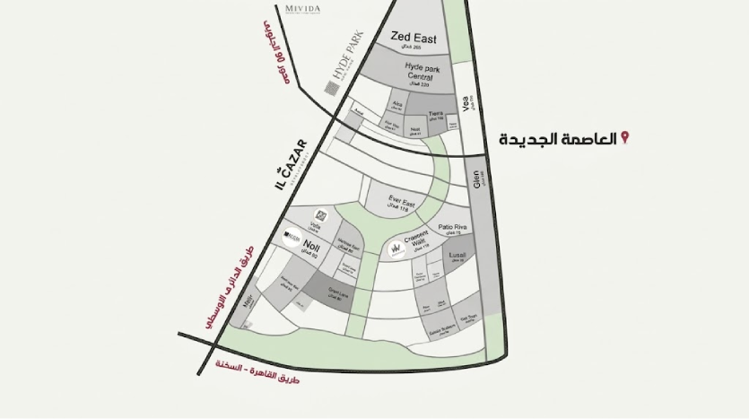 location asl new cairo