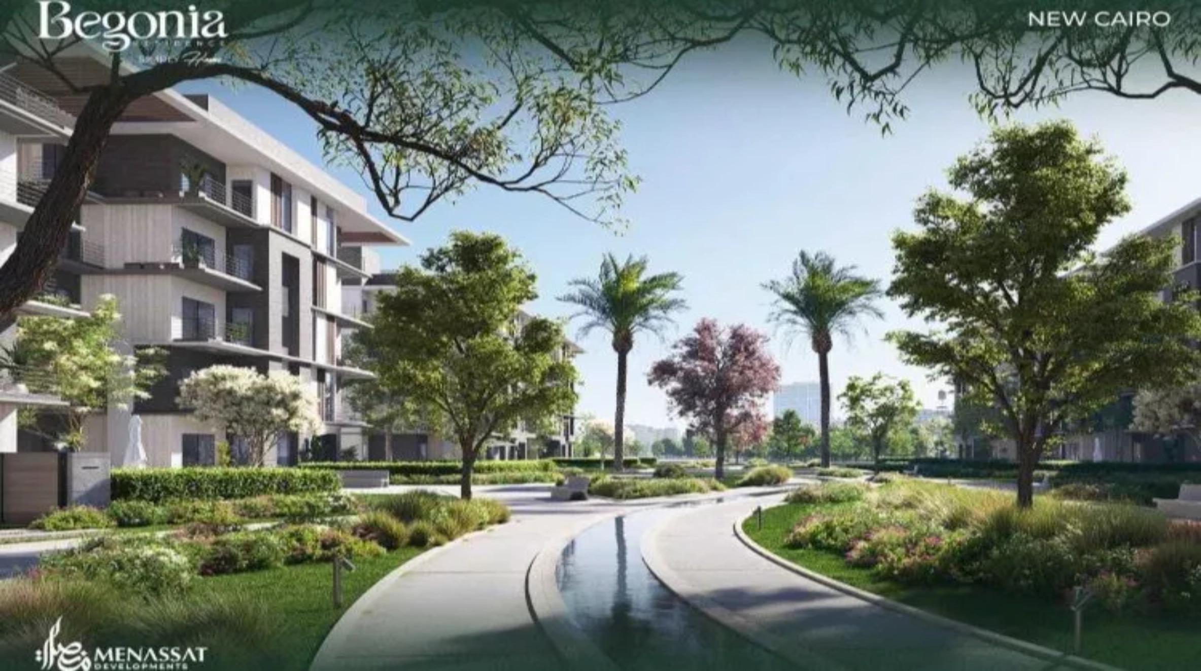 شقة للبيع 112م في كمبوند بيجونيا التجمع الخامس Begonia Residence