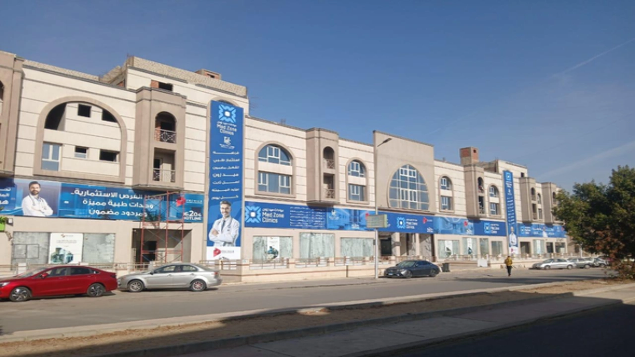 بمقدم 270 الف حصة طبية للبيع استلام فورى و بالتقسيط فى سنترال بالاس مدينة العبور