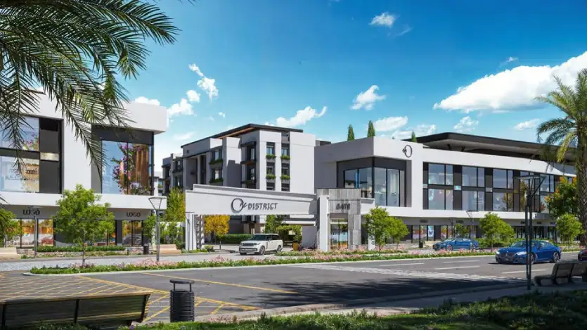 شقة للبيع 105م في كمبوند One District Elsheikh zayed بالتقسيط