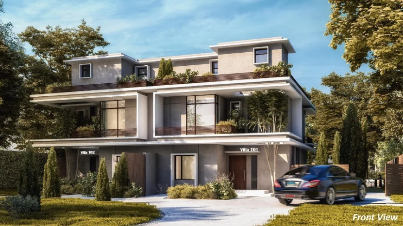 توين هاوس للبيع مساحة 250 في كمبوند البوسكو العاصمة الادارية Il Bosco New Capital.