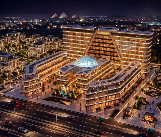 محل للبيع 15م دور اول في جيزة كراون تاورز أكتوبر Crown Giza Towers
