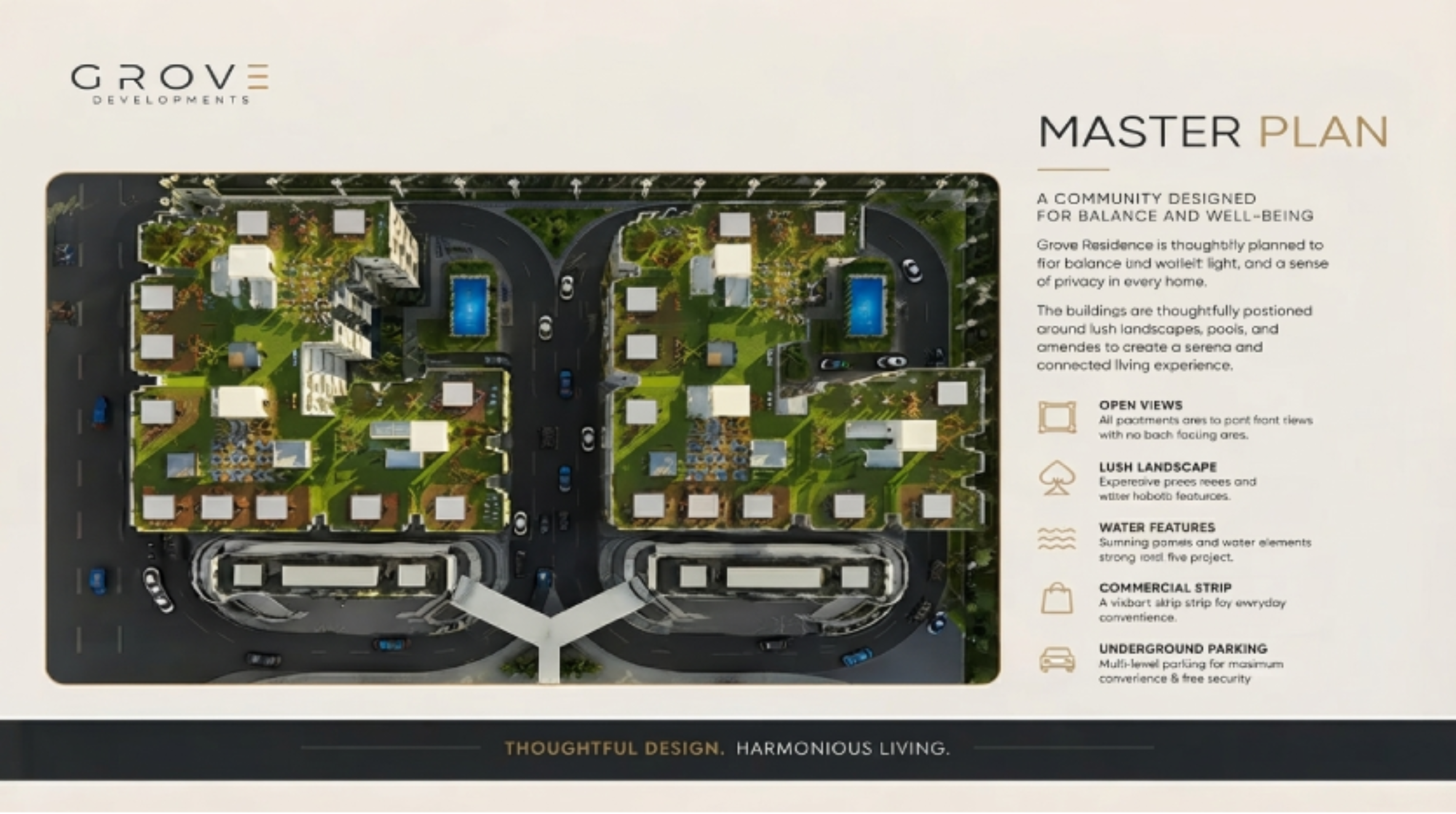 master plan grove residence