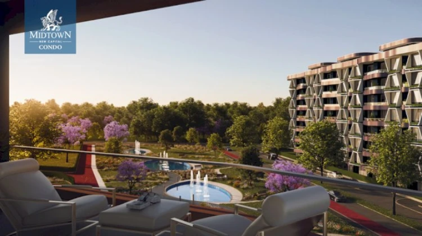 شقة للبيع 210م في كمبوند ميد تاون كوندو العاصمة الإدارية Midtown condo