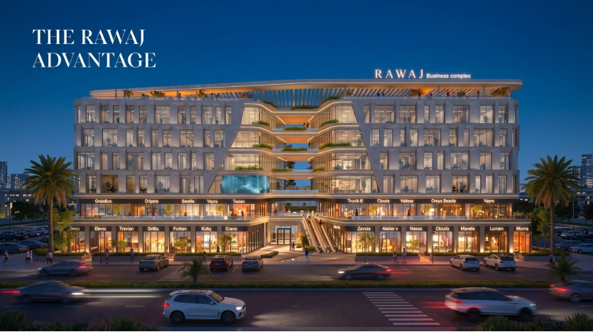 رواج بيزنس كومبلكس أكتوبر Mall Rawaj Business Complex October قسط على 12 عام