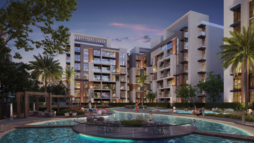 شقه للبيع مساحة 119م في كمبوند وود ريزيدنيس التجمع الخامس  Wuud Residence Compound