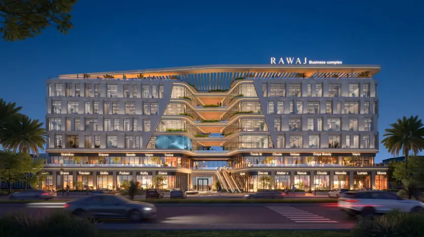 محل للبيع 25م في Rawaj Business Complex اكتوبر