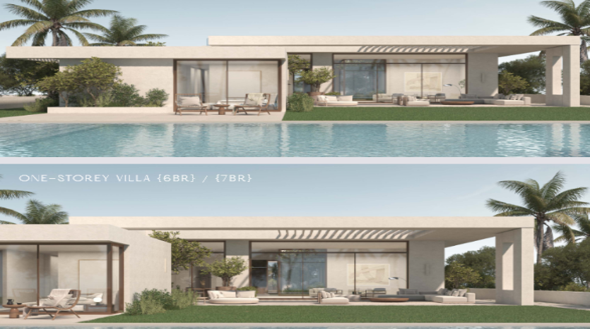 فيلا للبيع صف اول على البحر 380متر متشطبة بالكامل فى لوما الساحل الشمالى luma north coast
