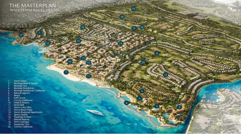 master plan Yemm Views Ras El Hekma
