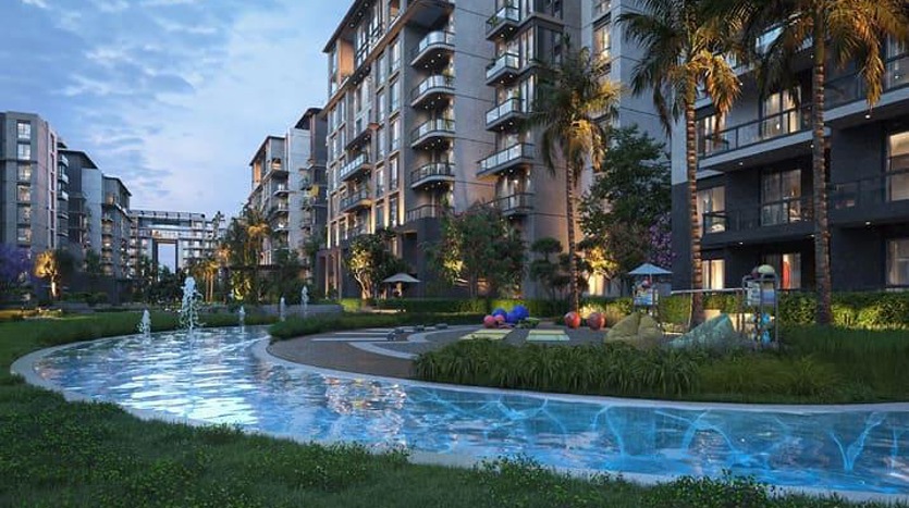 شقة 90م للبيع في كمبوند لوسيل ريزيدنس القاهرة الجديدة Lusail Residence New Cairo