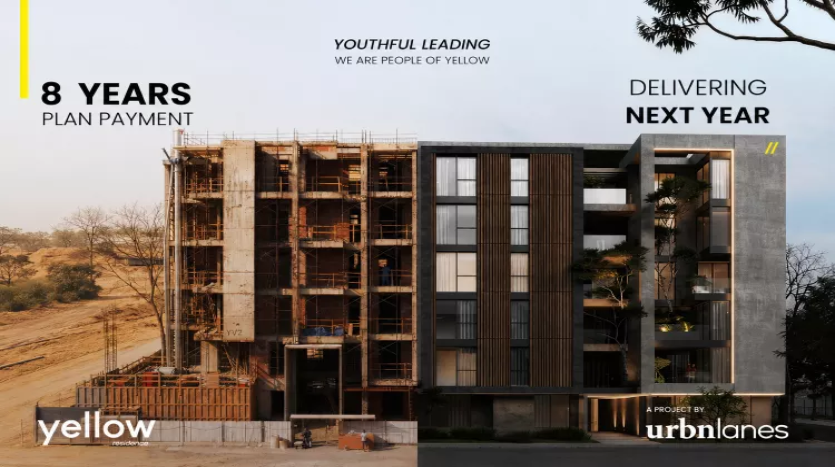 شقة للبيع 138م للبيع في كمبوند يلو التجمع الخامس Yellow Residence New Cairo