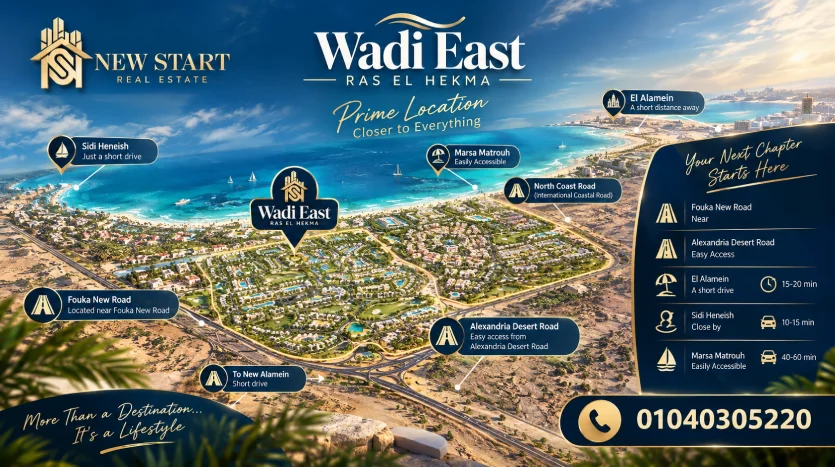 location wadi east
