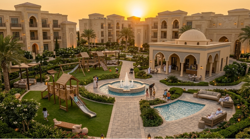التصميم التراثي لمشروع مجاز العبور من أرابيسك