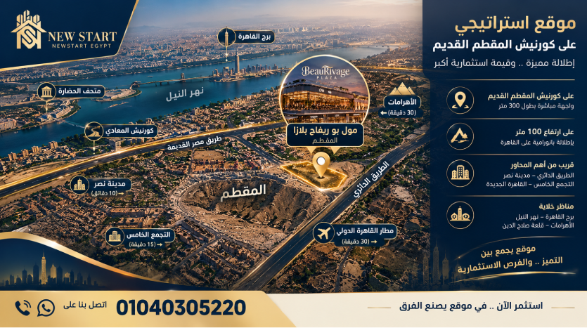 خريطة معالم مول بو ريفاج بلازا