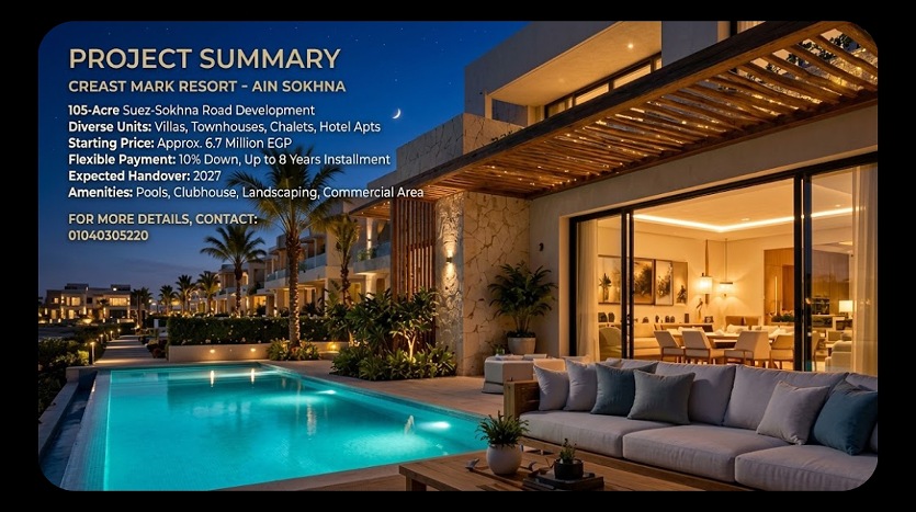 كريست مارك ريزورت العين السخنة Creast Mark Resort Ain Sokhna