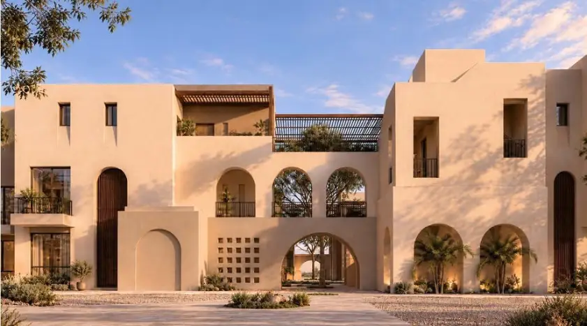 شاليه للبيع 105م في قرية Najan El Gouna Red Sea  ناچان الجونة البحر الأحمر بمقدم 15% فقط