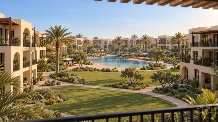 شاليه للبيع 145م في قرية ناچان الجونة البحر الأحمر  Najan El Gouna Red Sea بالتقسيط