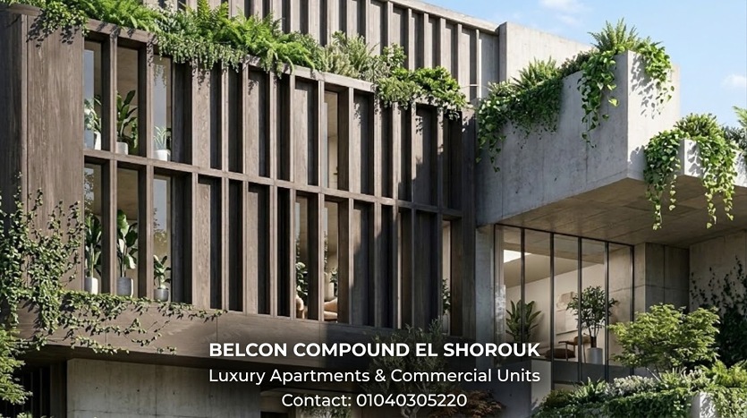 كمبوند بيلكون الشروق Belcon Compound El Shorouk استلام فوري
