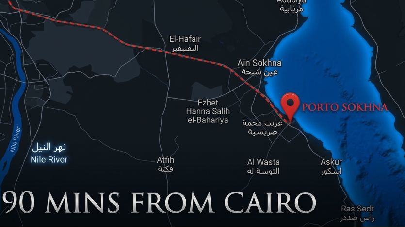 موقع بولو ريزورت السخنة من شركة عامر جروب