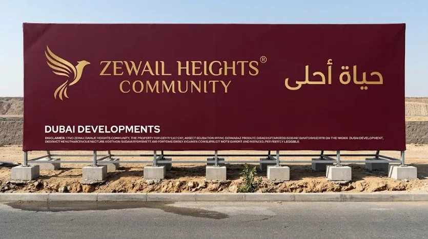شقة للبيع 125م في كمبوند زويل هايتس Zewail Heights في حدائق اكتوبر