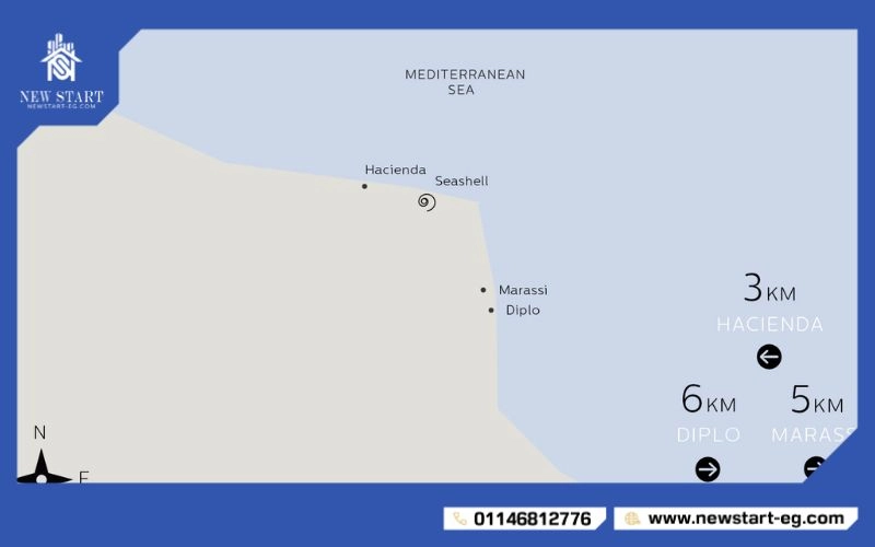 موقع مشروع playa ras el hekma