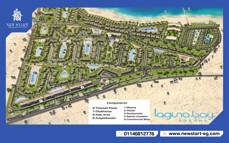 قرية لاجونا باي العين السخنة Laguna Bay Sokhna